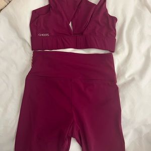 two piece workout outfit